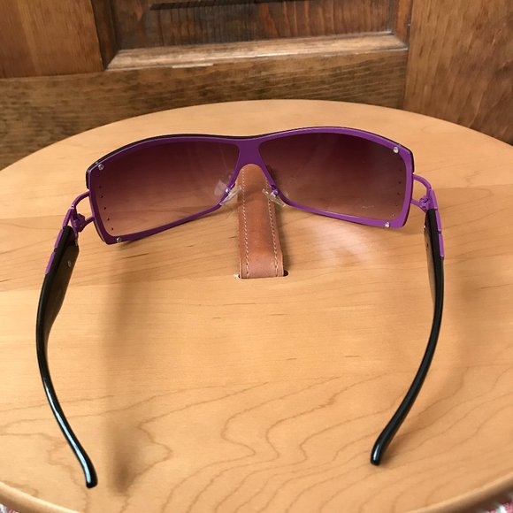 FINAL PRICE - Purple Wrap-Around Full Frame Sunglasses #12 - Picture 4 of 8